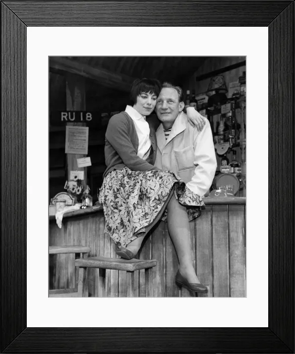 Framed Print : World premiere of Two Stars For Comfort at the Royal Court, Liverpool. Mr
