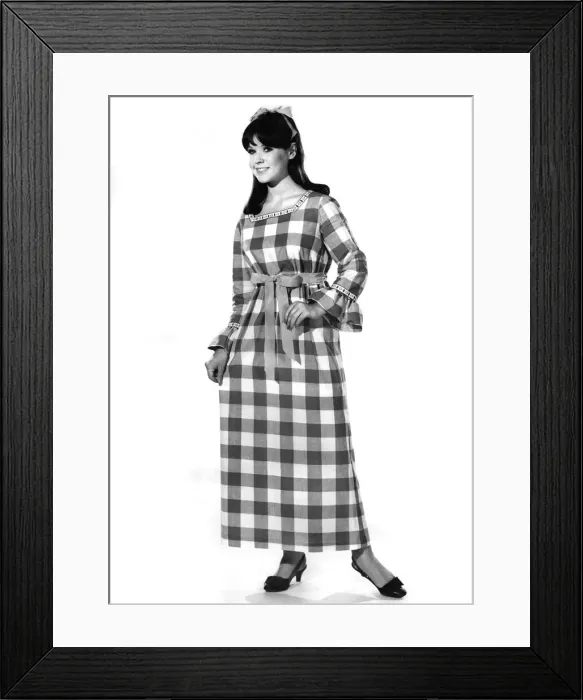 Framed Print : Reveille Fashions. Rosemary Bell. October 1965 P009444 Framed Print : Reveille Fashions. Rosemary Bell. October 1965 P009444
