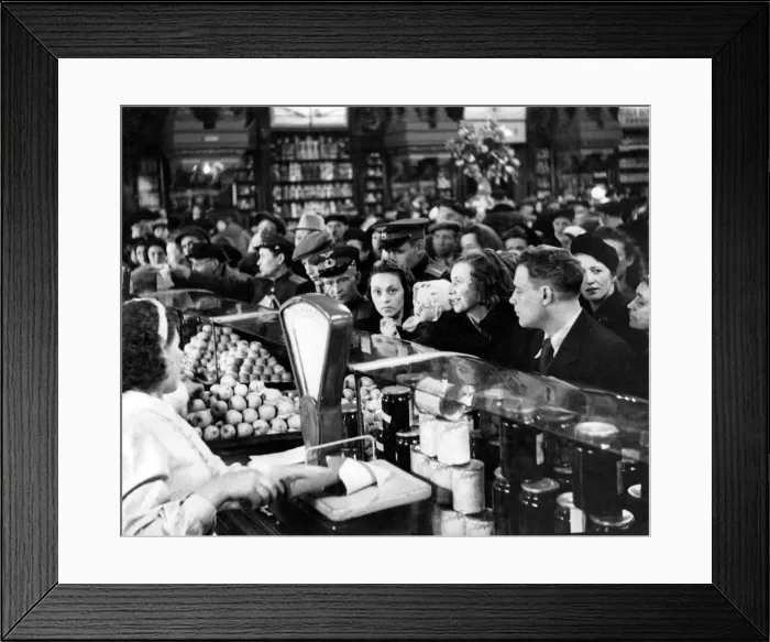 Framed Print : Moscow. Scene inside the Gastronom'shop in gorki street Framed Print : Moscow. Scene inside the Gastronom'shop in gorki street