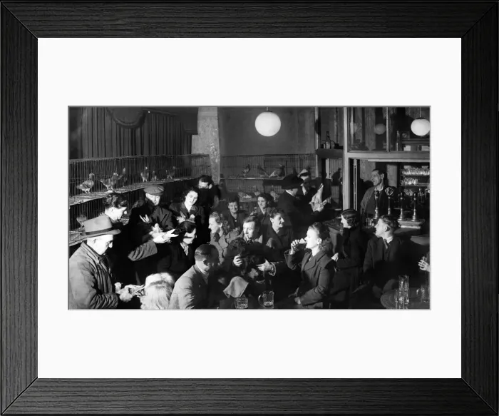 Framed Print : Regulars at the Burgoyne Hotel, Sheffield, indulge in their two favorite pastimes Framed Print : Regulars at the Burgoyne Hotel, Sheffield, indulge in their two favorite pastimes
