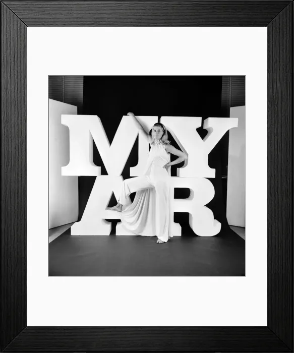 Framed Print : British runner Mary Rand poses during a photoshoot in the studio. December 1969 Z12559 Framed Print : British runner Mary Rand poses during a photoshoot in the studio. December 1969 Z12559