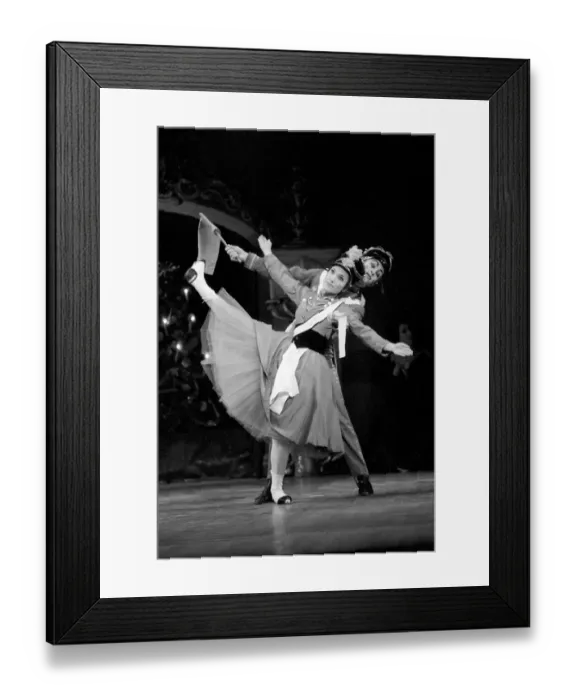 Framed Print : Dress Rehearsal of the London Festival Ballet production of the Nutcracker Ballet by