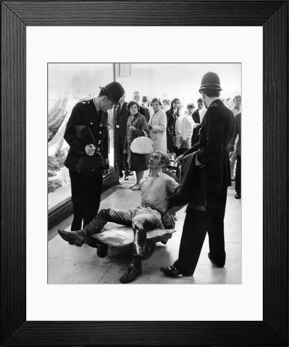 Framed Print : 21 year old Winkle'Colline Pellett of Forest Hill finished his 6 year Framed Print : 21 year old Winkle'Colline Pellett of Forest Hill finished his 6 year
