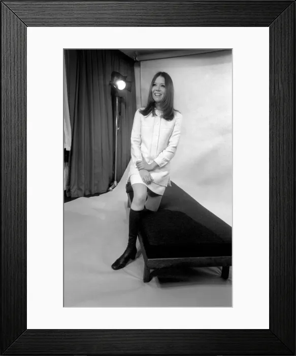 Framed Print : Diana Rigg who is to star in the television drama Married Alive written by John Mortimer Framed Print : Diana Rigg who is to star in the television drama Married Alive written by John Mortimer