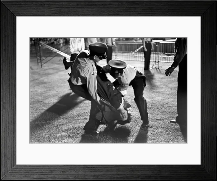 Framed Print : Beatles in Vancouver. August 1964 S07523