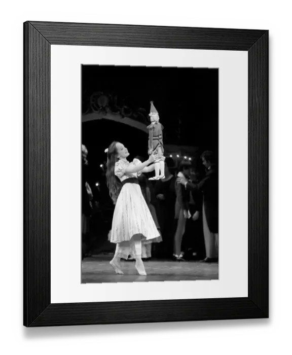 Framed Print : Dress Rehearsal of the London Festival Ballet production of the Nutcracker Ballet by Framed Print : Dress Rehearsal of the London Festival Ballet production of the Nutcracker Ballet by