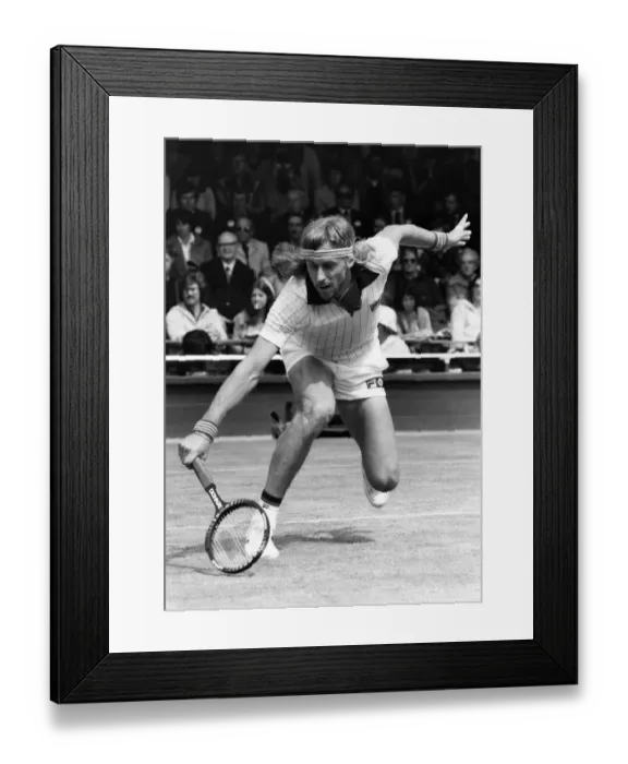 Framed Print : Bjorn Borg. June 1980 P003827 Framed Print : Bjorn Borg. June 1980 P003827