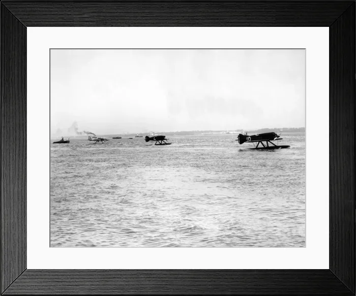 Framed Print : The 1920 Schneider Cup Race, Venice, Italy (10 laps of a 37. 5-km. course)