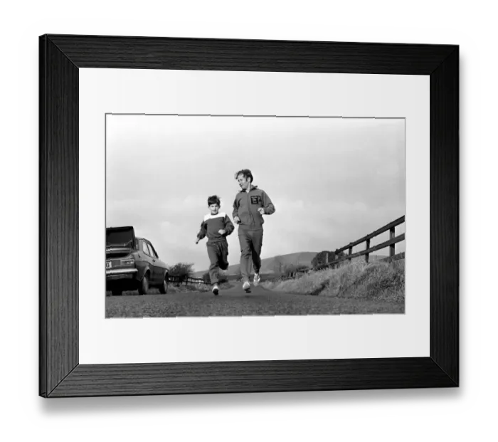 Framed Print : Following in fathers footsteps- 12 year-old, Paul Haslam Framed Print : Following in fathers footsteps- 12 year-old, Paul Haslam