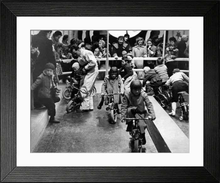 Framed Print : The speedway in full swing. November 1952 P004901 Framed Print : The speedway in full swing. November 1952 P004901