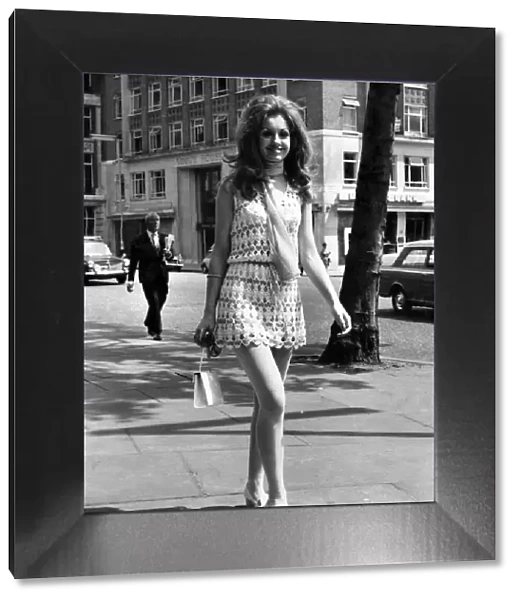 Clothing Fashion: Mini dress. June 1969 P005246