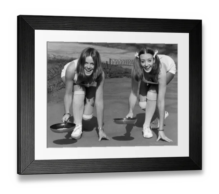 Framed Print : L  /  R: Susan Cuff, Miss Great Britain, Miss International