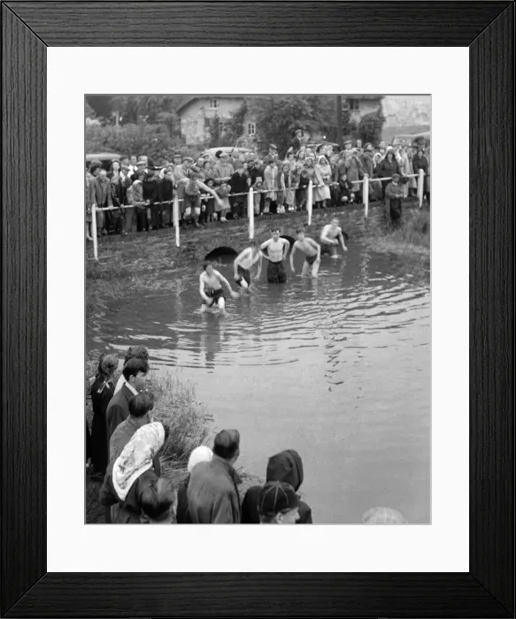 Framed Print : Scenes during the competition: July 1956 P005049 Framed Print : Scenes during the competition: July 1956 P005049