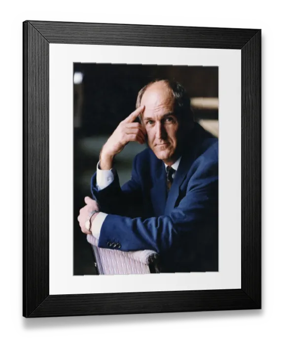 Framed Print : The comic with the serious side: Russ abbott at press conf Framed Print : The comic with the serious side: Russ abbott at press conf