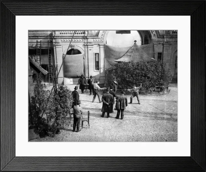 Framed Print : Duel between Mr. Gomez Carrillo and Mr. Georges Casella. March 1911 P004969 Framed Print : Duel between Mr. Gomez Carrillo and Mr. Georges Casella. March 1911 P004969