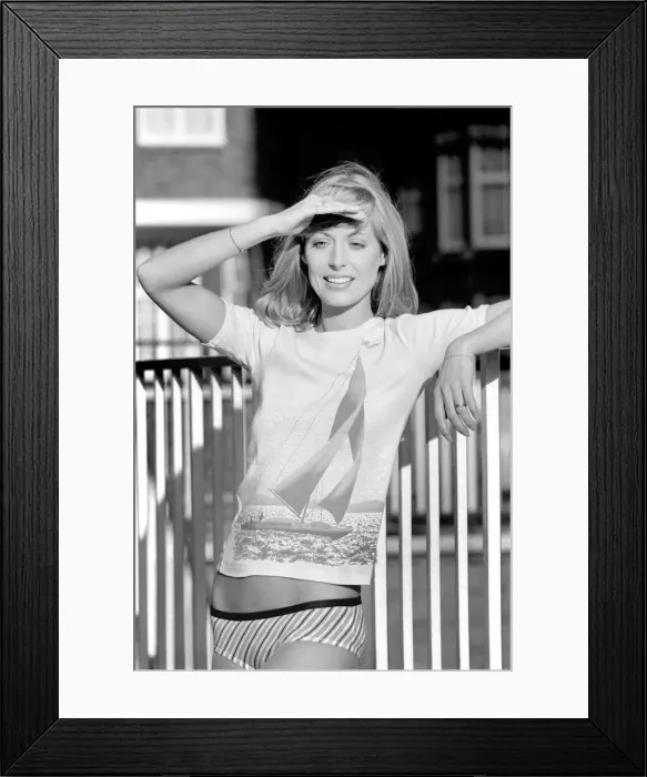 Framed Print : Mark and Spencer fashion. January 1975 75-00278-005