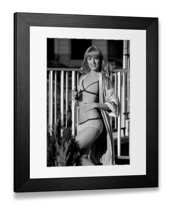 Framed Print : Mark and Spencer fashion. January 1975 75-00278-017