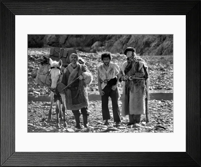 Framed Print : Film Director John Huston on the set of his latest picture Framed Print : Film Director John Huston on the set of his latest picture