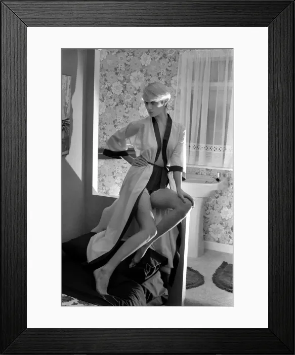 Framed Print : Mark and Spencer fashion. January 1975 75-00278-001