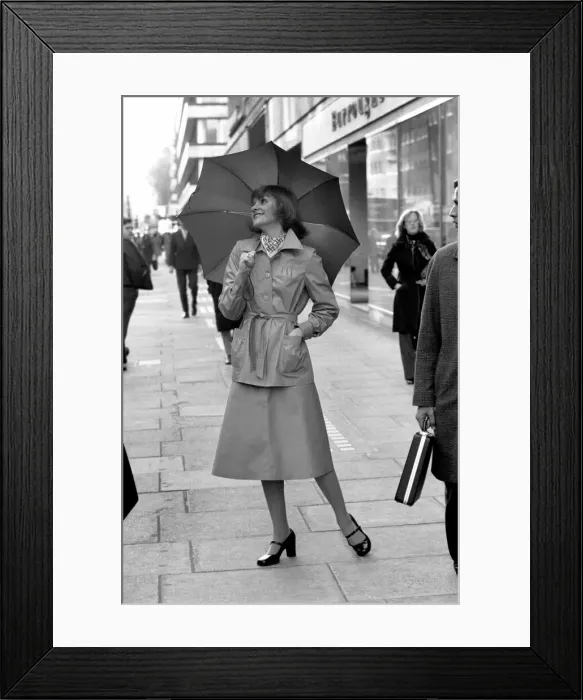 Framed Print : Mark and Spencer fashion. January 1975 75-00278-004 Framed Print : Mark and Spencer fashion. January 1975 75-00278-004