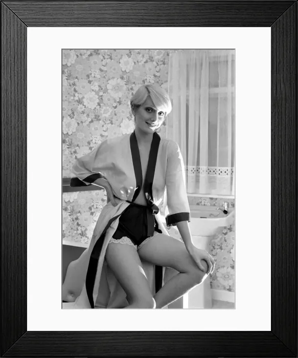 Framed Print : Mark and Spencer fashion. January 1975 75-00278-009