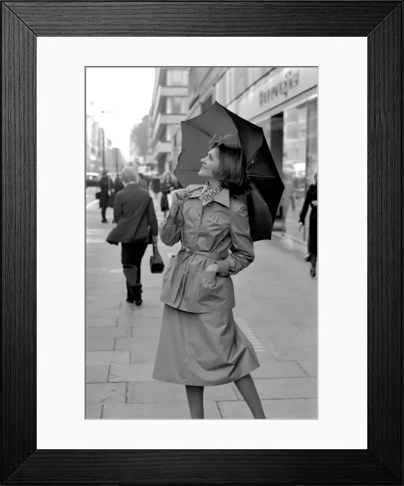 Framed Print : Mark and Spencer fashion. January 1975 75-00278-018