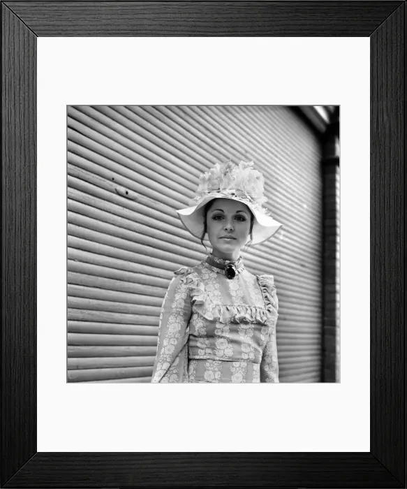 Framed Print : Woman wearing a hat on the first day of Royal Ascot June 1970 70-05824-008 Framed Print : Woman wearing a hat on the first day of Royal Ascot June 1970 70-05824-008