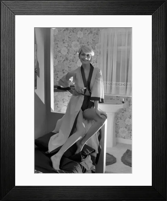 Framed Print : Mark and Spencer fashion. January 1975 75-00278-010