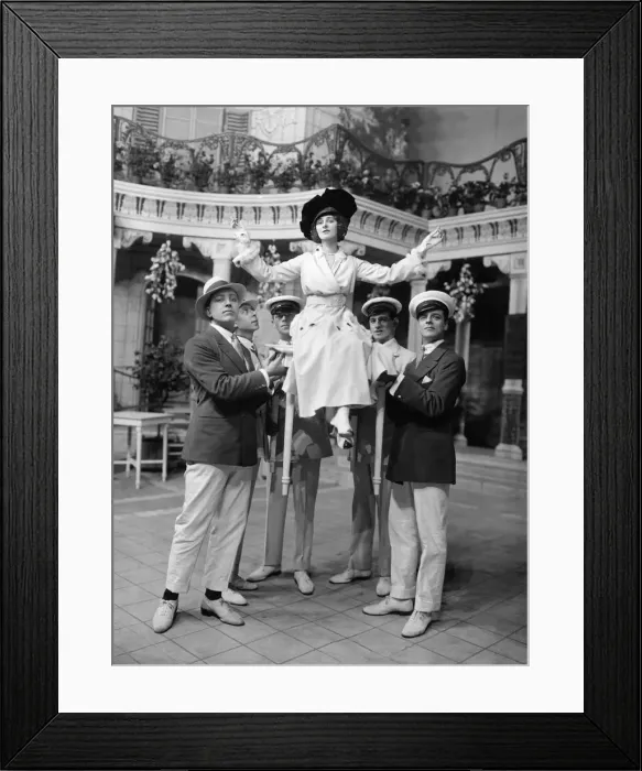 Framed Print : A scene from the plauy Tina'at the Adelphi Theater