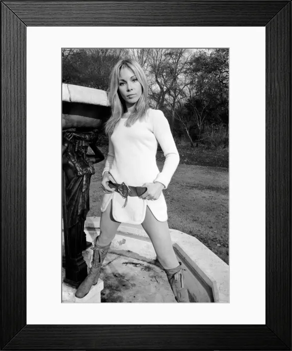 Framed Print : Entertainment: 22 year old singer  /  actress Erika Raffael has appeared in several