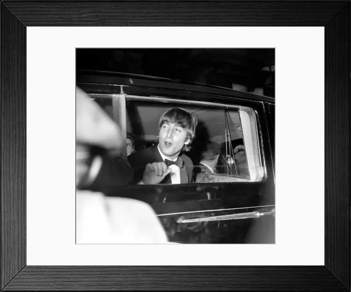 Framed Print : Northern premiere of The Beatles film A Hard Days Night in Liverpool Framed Print : Northern premiere of The Beatles film A Hard Days Night in Liverpool