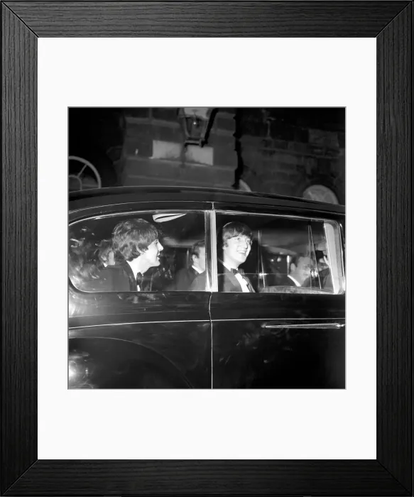 Framed Print : Northern premiere of The Beatles film A Hara Days Night in Liverpool Framed Print : Northern premiere of The Beatles film A Hara Days Night in Liverpool