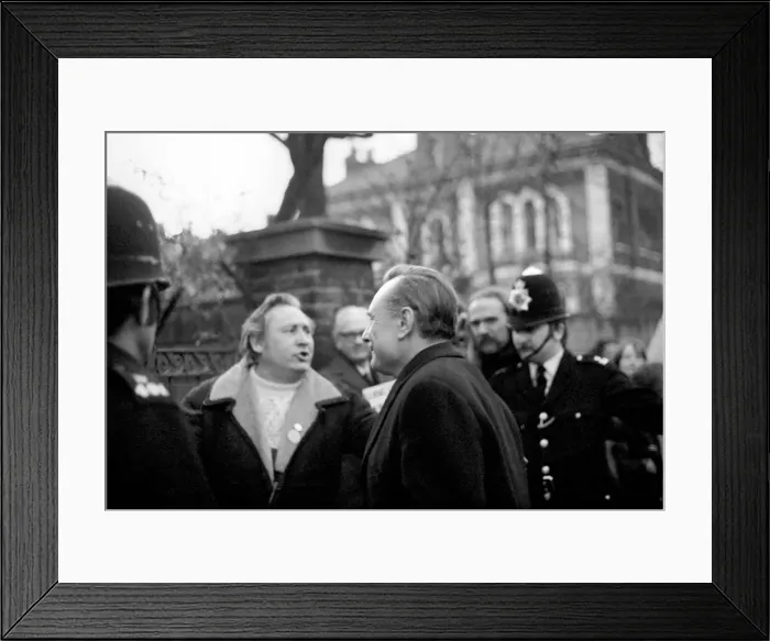 Framed Print : The Study of Enoch: Enoch Powell this evening was the guest speaker at the Anti Common Framed Print : The Study of Enoch: Enoch Powell this evening was the guest speaker at the Anti Common