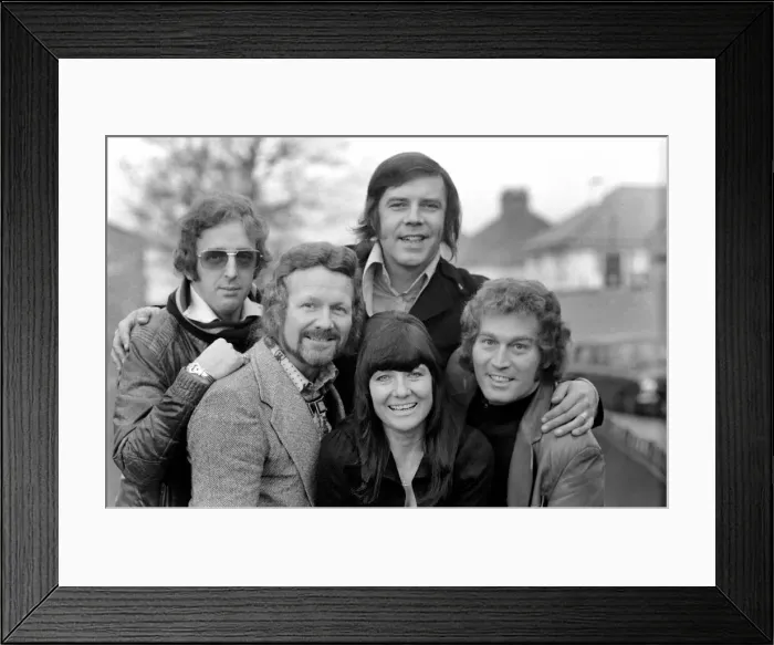 Framed Print : Rock and Roll feature. At the back Marty Wilde. Left to right front row: Carl Simmons Framed Print : Rock and Roll feature. At the back Marty Wilde. Left to right front row: Carl Simmons
