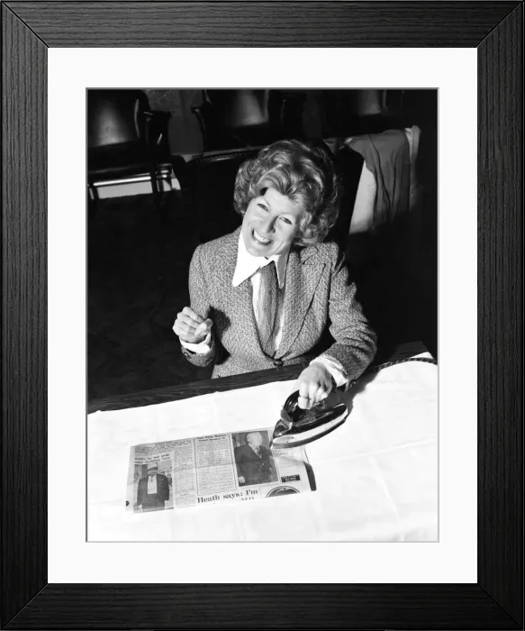 Framed Print : Singer: Faith Brown. February 1975 75-00738-014