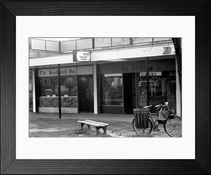 Framed Print : Restaurant Le Bistro, Le Bistro also the Vineyards. January 1975 75-00317-003 Framed Print : Restaurant Le Bistro, Le Bistro also the Vineyards. January 1975 75-00317-003