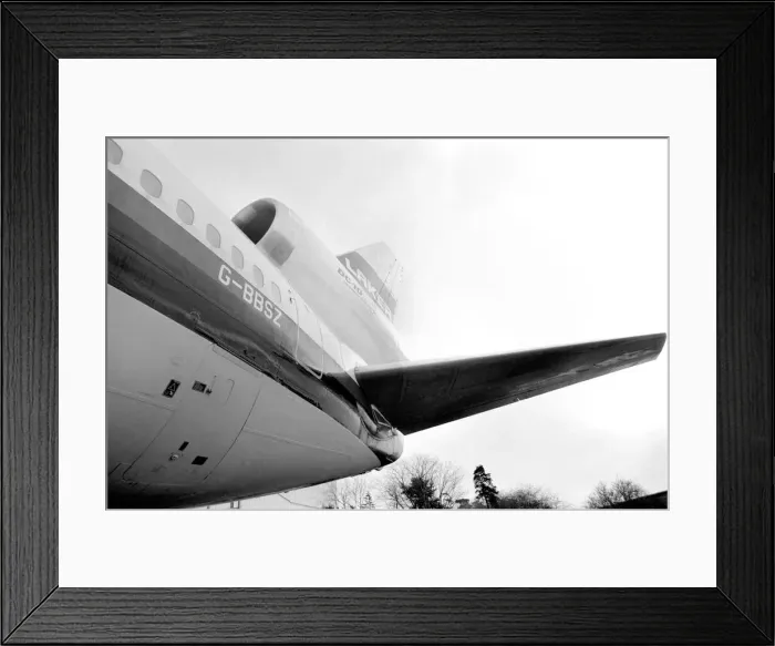 Framed Print : Douglas: Interior  /  Exterior Detail  /  Aviation: D. C. 10 at Gatwick Airport