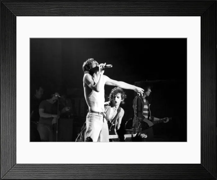 Framed Print : Rolling Stones in Concert: The Rolling Stones back on the road for the first concert of