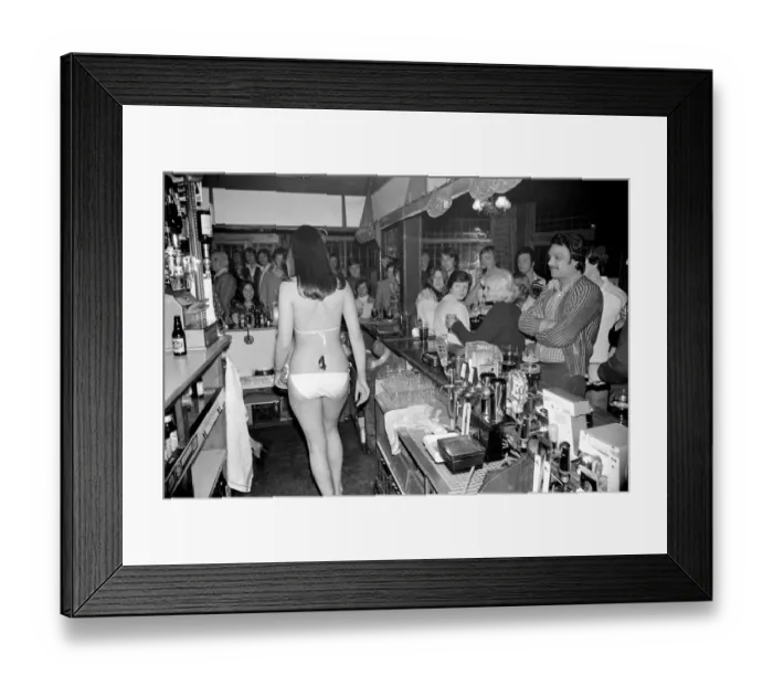 Framed Print : Beautiful Bottom Competition: For identification purposes - Main Line up of girls Framed Print : Beautiful Bottom Competition: For identification purposes - Main Line up of girls