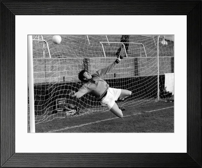 Framed Print : Gordon Banks and Eusebio. October 1970 Framed Print : Gordon Banks and Eusebio. October 1970