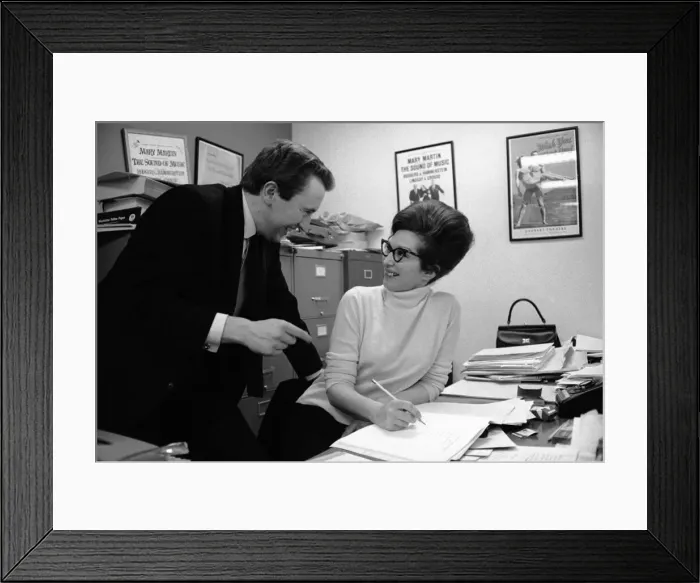 Framed Print : Political journalist David Frost in New York for his appearance on the American version Framed Print : Political journalist David Frost in New York for his appearance on the American version