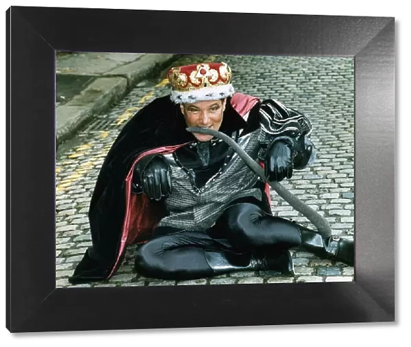 Former Liverpool councillor Derek Hatton dressed as King Rat before appearing in