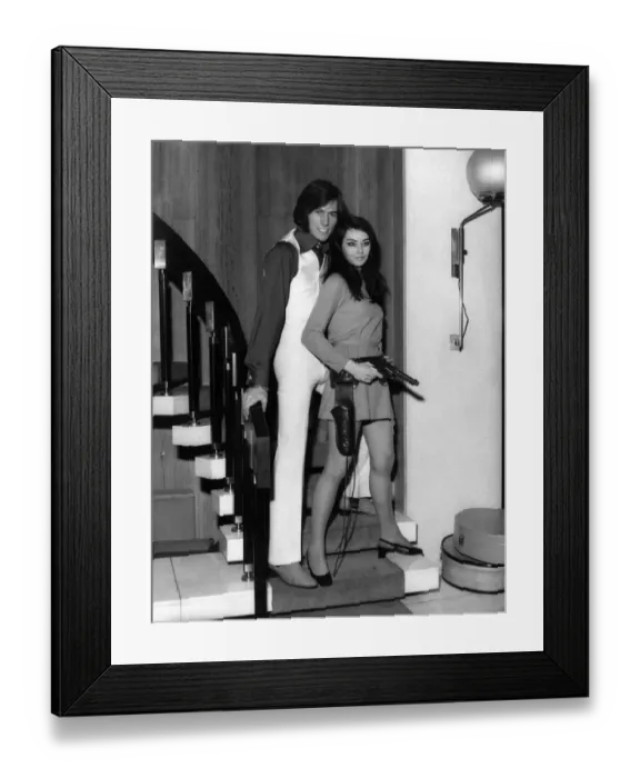 Framed Print : Pop star Barry Gibbs love of guns landed him in court when the lead singer of