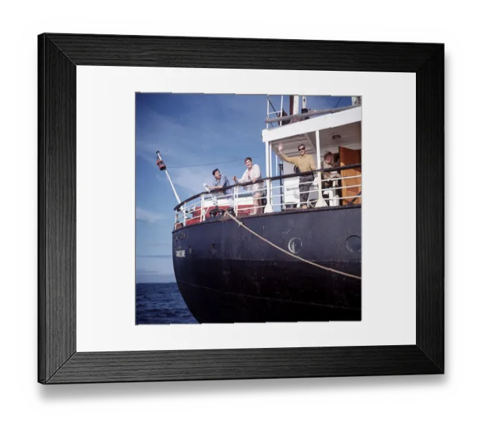 Framed Print : Radio Caroline Pirate Radio ship, MV Caroline anchored 4 miles off Ramsey Harbour Framed Print : Radio Caroline Pirate Radio ship, MV Caroline anchored 4 miles off Ramsey Harbour
