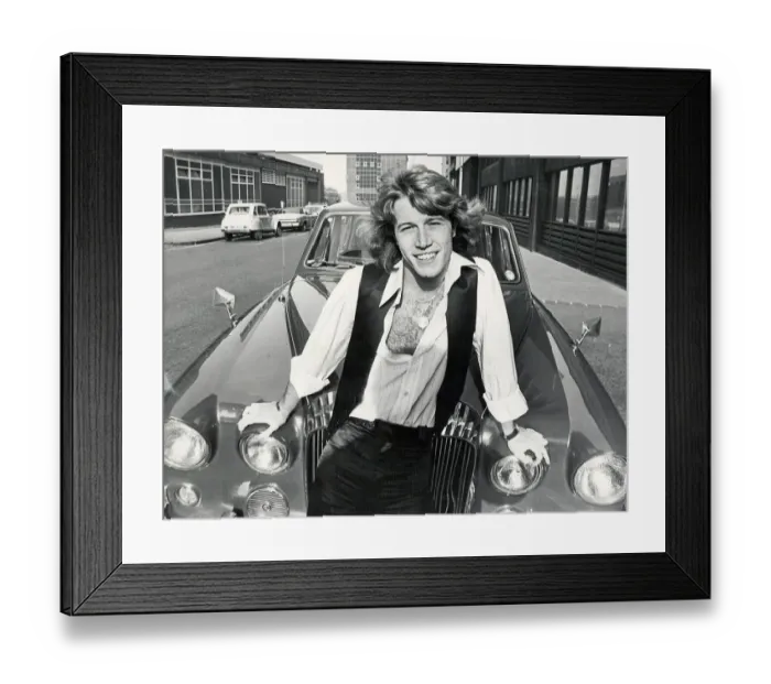 Framed Print : Andy Gibb, the Bee Gees baby brother, is branching out on is own Framed Print : Andy Gibb, the Bee Gees baby brother, is branching out on is own