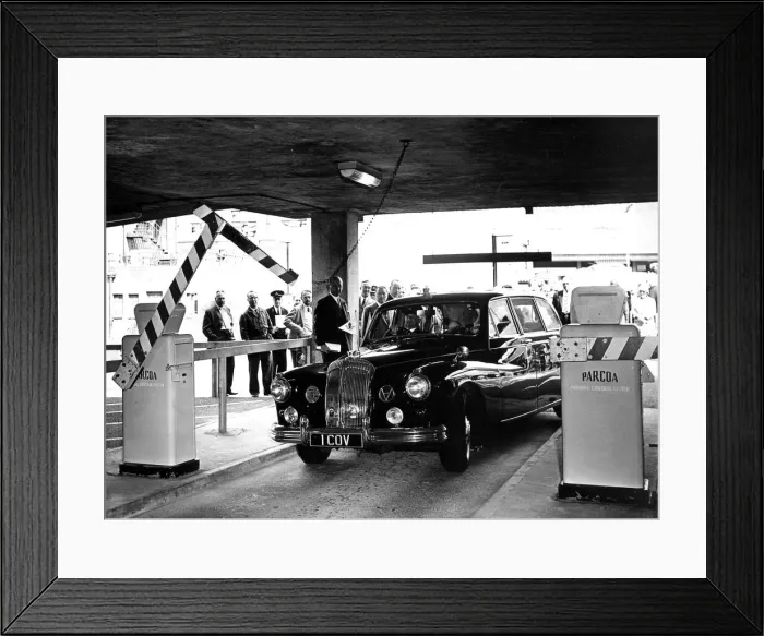 Framed Print : The opening of West Orchard car park, Coventry city centre Framed Print : The opening of West Orchard car park, Coventry city centre