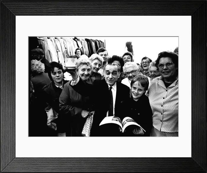 Framed Print : North East comedian Bobby Thompson re-opens the Church of Englands Children