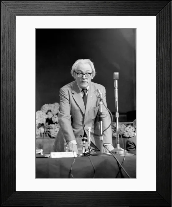 Framed Print : Engineers Union Conference: Employment Secretary Michael Foot spoke to the Amalgamated Framed Print : Engineers Union Conference: Employment Secretary Michael Foot spoke to the Amalgamated
