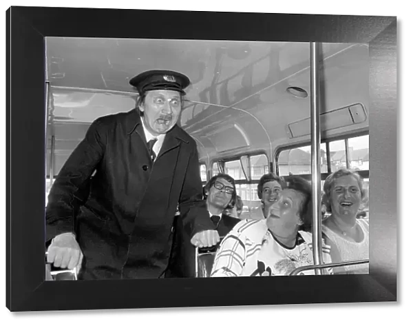 Stephen Lewis (Actor) seen here in the role of bus inspector Blakey from iOn the busesI