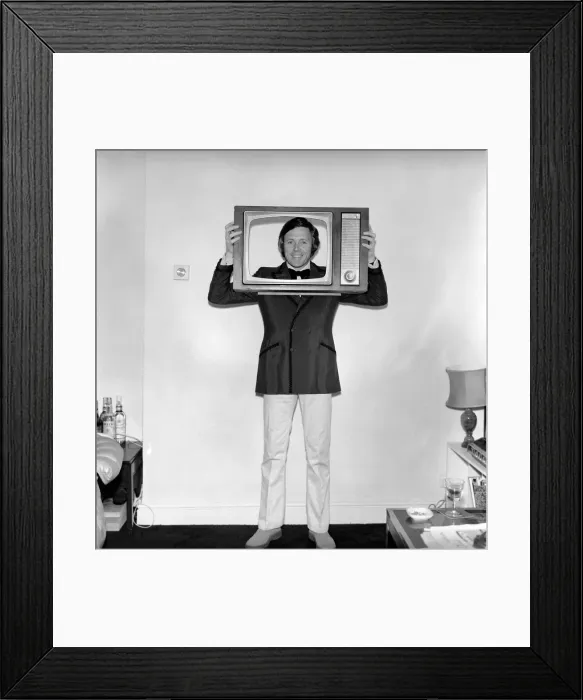 Framed Print : Michael Aspel: BBC T. V. Personality. June 1974 S74-3175-001 Framed Print : Michael Aspel: BBC T. V. Personality. June 1974 S74-3175-001